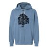 Unisex Garment-Dyed Lightweight Fleece Hooded Sweatshirt Thumbnail