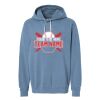 Unisex Garment-Dyed Lightweight Fleece Hooded Sweatshirt Thumbnail