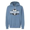 Unisex Garment-Dyed Lightweight Fleece Hooded Sweatshirt Thumbnail