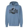 Unisex Garment-Dyed Lightweight Fleece Hooded Sweatshirt Thumbnail