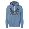 Unisex Garment-Dyed Lightweight Fleece Hooded Sweatshirt Thumbnail