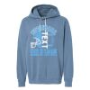 Unisex Garment-Dyed Lightweight Fleece Hooded Sweatshirt Thumbnail