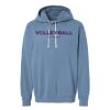Unisex Garment-Dyed Lightweight Fleece Hooded Sweatshirt Thumbnail