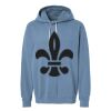 Unisex Garment-Dyed Lightweight Fleece Hooded Sweatshirt Thumbnail