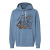 Unisex Garment-Dyed Lightweight Fleece Hooded Sweatshirt Thumbnail
