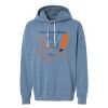 Unisex Garment-Dyed Lightweight Fleece Hooded Sweatshirt Thumbnail