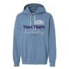 Unisex Garment-Dyed Lightweight Fleece Hooded Sweatshirt Thumbnail