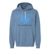Unisex Garment-Dyed Lightweight Fleece Hooded Sweatshirt Thumbnail