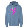 Unisex Garment-Dyed Lightweight Fleece Hooded Sweatshirt Thumbnail