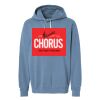 Unisex Garment-Dyed Lightweight Fleece Hooded Sweatshirt Thumbnail