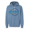 Unisex Garment-Dyed Lightweight Fleece Hooded Sweatshirt Thumbnail