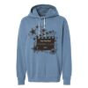 Unisex Garment-Dyed Lightweight Fleece Hooded Sweatshirt Thumbnail