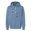 Unisex Garment-Dyed Lightweight Fleece Hooded Sweatshirt Thumbnail