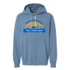 Unisex Garment-Dyed Lightweight Fleece Hooded Sweatshirt Thumbnail