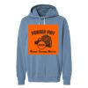 Unisex Garment-Dyed Lightweight Fleece Hooded Sweatshirt Thumbnail