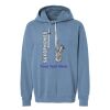 Unisex Garment-Dyed Lightweight Fleece Hooded Sweatshirt Thumbnail
