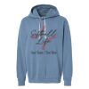 Unisex Garment-Dyed Lightweight Fleece Hooded Sweatshirt Thumbnail