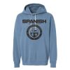 Unisex Garment-Dyed Lightweight Fleece Hooded Sweatshirt Thumbnail