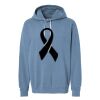 Unisex Garment-Dyed Lightweight Fleece Hooded Sweatshirt Thumbnail