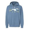 Unisex Garment-Dyed Lightweight Fleece Hooded Sweatshirt Thumbnail