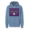 Unisex Garment-Dyed Lightweight Fleece Hooded Sweatshirt Thumbnail