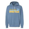Unisex Garment-Dyed Lightweight Fleece Hooded Sweatshirt Thumbnail