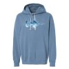 Unisex Garment-Dyed Lightweight Fleece Hooded Sweatshirt Thumbnail