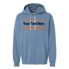 Unisex Garment-Dyed Lightweight Fleece Hooded Sweatshirt Thumbnail