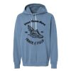 Unisex Garment-Dyed Lightweight Fleece Hooded Sweatshirt Thumbnail