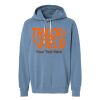 Unisex Garment-Dyed Lightweight Fleece Hooded Sweatshirt Thumbnail