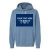 Unisex Garment-Dyed Lightweight Fleece Hooded Sweatshirt Thumbnail