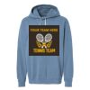 Unisex Garment-Dyed Lightweight Fleece Hooded Sweatshirt Thumbnail