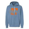 Unisex Garment-Dyed Lightweight Fleece Hooded Sweatshirt Thumbnail