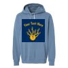 Unisex Garment-Dyed Lightweight Fleece Hooded Sweatshirt Thumbnail