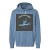 Unisex Garment-Dyed Lightweight Fleece Hooded Sweatshirt Thumbnail