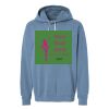 Unisex Garment-Dyed Lightweight Fleece Hooded Sweatshirt Thumbnail