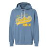 Unisex Garment-Dyed Lightweight Fleece Hooded Sweatshirt Thumbnail
