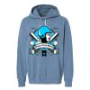 Unisex Garment-Dyed Lightweight Fleece Hooded Sweatshirt Thumbnail