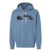 Unisex Garment-Dyed Lightweight Fleece Hooded Sweatshirt Thumbnail