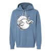 Unisex Garment-Dyed Lightweight Fleece Hooded Sweatshirt Thumbnail