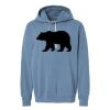 Unisex Garment-Dyed Lightweight Fleece Hooded Sweatshirt Thumbnail