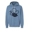 Unisex Garment-Dyed Lightweight Fleece Hooded Sweatshirt Thumbnail