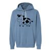 Unisex Garment-Dyed Lightweight Fleece Hooded Sweatshirt Thumbnail