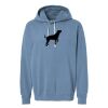 Unisex Garment-Dyed Lightweight Fleece Hooded Sweatshirt Thumbnail