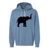 Unisex Garment-Dyed Lightweight Fleece Hooded Sweatshirt Thumbnail