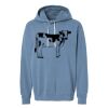 Unisex Garment-Dyed Lightweight Fleece Hooded Sweatshirt Thumbnail