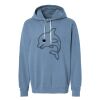 Unisex Garment-Dyed Lightweight Fleece Hooded Sweatshirt Thumbnail