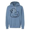 Unisex Garment-Dyed Lightweight Fleece Hooded Sweatshirt Thumbnail
