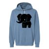 Unisex Garment-Dyed Lightweight Fleece Hooded Sweatshirt Thumbnail