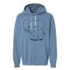 Unisex Garment-Dyed Lightweight Fleece Hooded Sweatshirt Thumbnail
